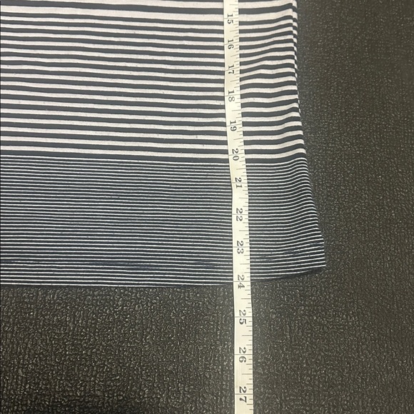 Maurices Navy and White Striped Top with Polka Dot Detail - Picture 5 of 7